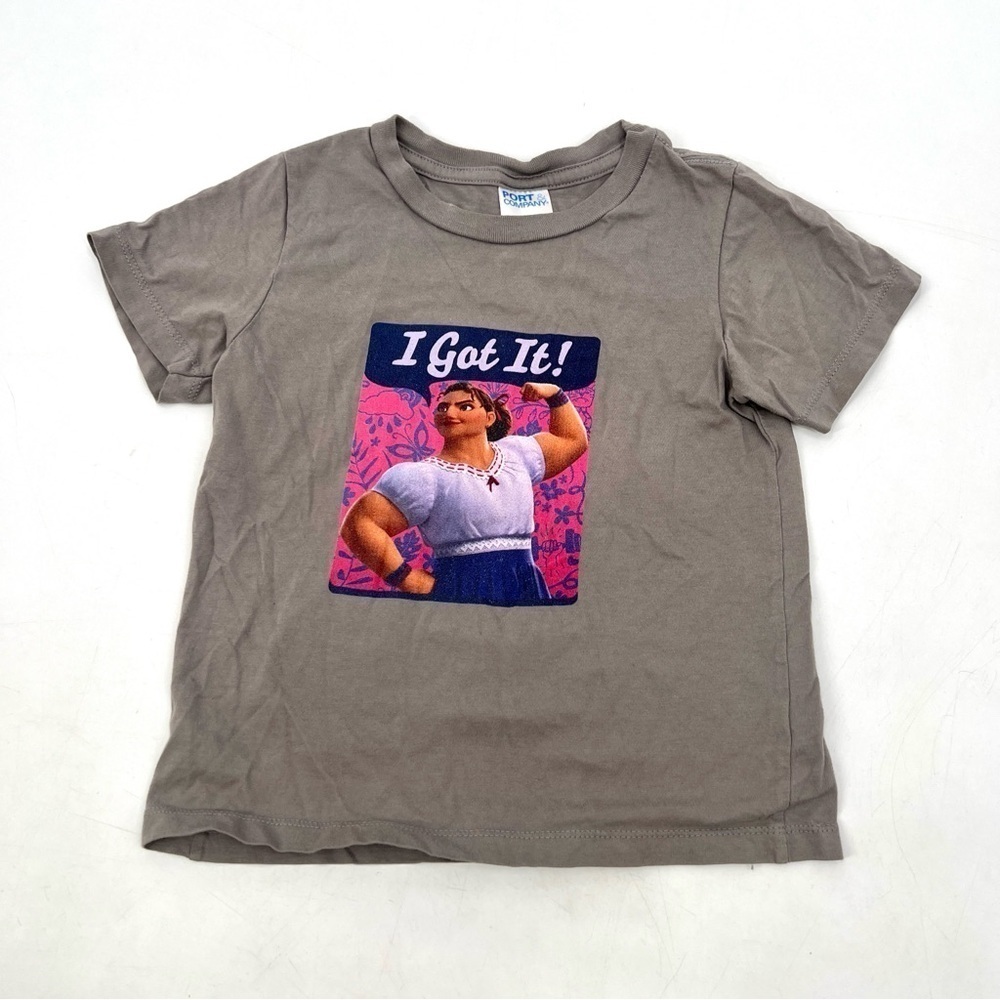 PORT & COMPANY Girl's Luisa Encanto 'I Got It' Graphic T-Shirt Size 4T